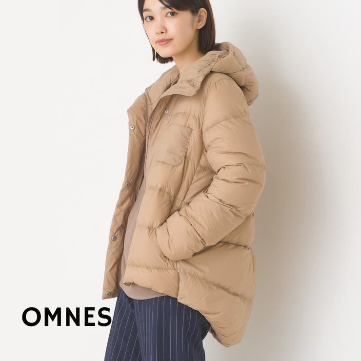 『2年保証』 OMNES】フード付きコクーンダウンジャケット[品番：HPTW0000539 ジャケット・アウター