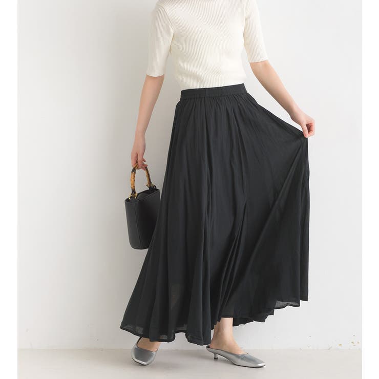 【美品】 ワイズ　Y's for living ロング コットンフレア　スカート 楽天市場】ワイズフォーリビング y's for living（スカート