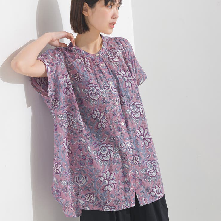 OUTIL 花柄 100%コットンシャツ サイズ2 ナミカズ着 楽天市場】花柄シャツ / CALINER (カリネ) WEB限定 インド