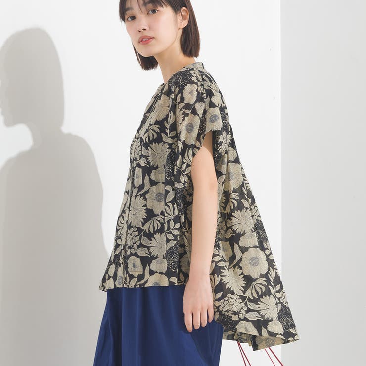 新品 omnes 花柄 コットンボイル シャツ & スカート おまとめ セット 新品 omnes 花柄 コットンボイル シャツ & スカート おまとめ セット