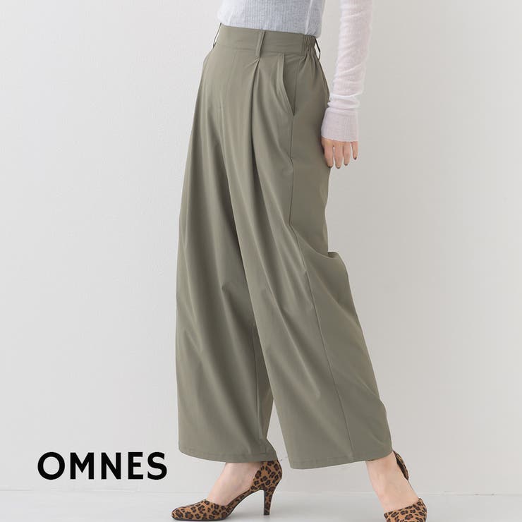 【OMNES】リップストップワイドタックパンツ | OMNES | 詳細画像1 