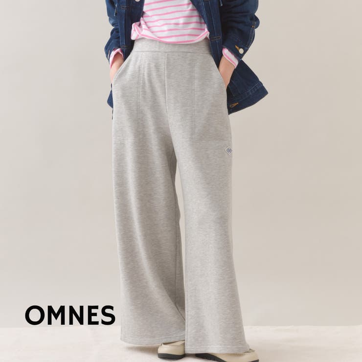 【OMNES】テック裏毛ワイドスウェットパンツ | OMNES | 詳細画像1 