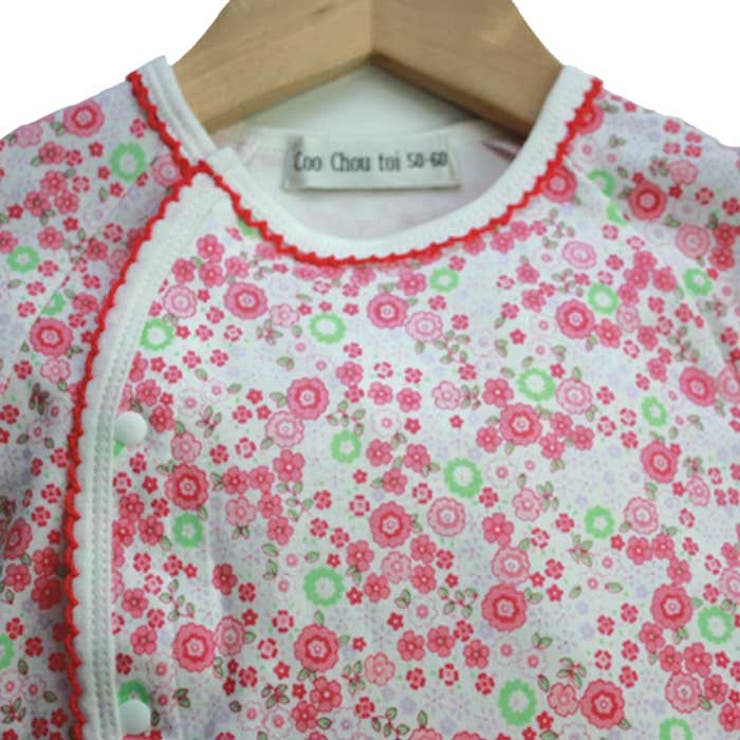 フィットオール 　リバティ風  ロンパース　ベビー服 新生児　服　出産準備　カバーオール　ベビーロンパース　50cm　60cm　70cm