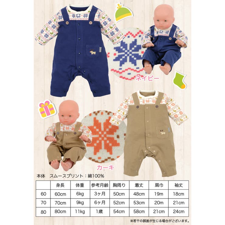 53456 ノルディック紺＆カーキ ノルディック北欧柄 | ミニビーンズ | 詳細画像15 