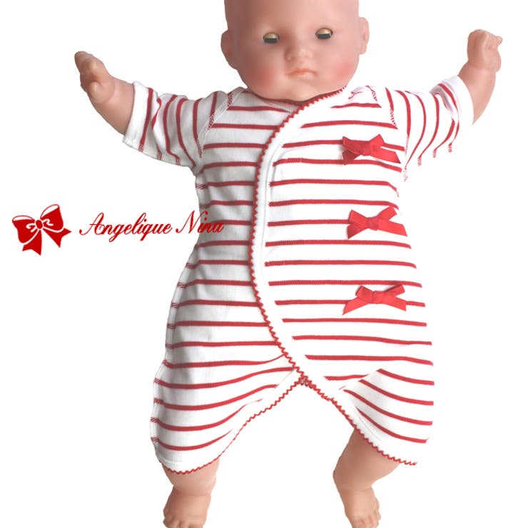 赤ボーダー 小さな赤ちゃん肌着 未熟児肌着 品番 Hvsk ミニビーンズのキッズファッション通販 Shoplist ショップリスト