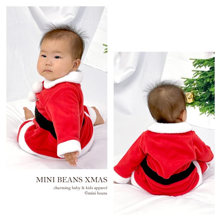 サンタ ロンパース カバーオール 新生児 服 サンタ 干支うさぎ コスチューム ベビー キッズ 子供服  クリスマス サンタクロース サンタ着ぐるみ ベビー コスチューム サンタ 衣装  サンタベビー サンタ 