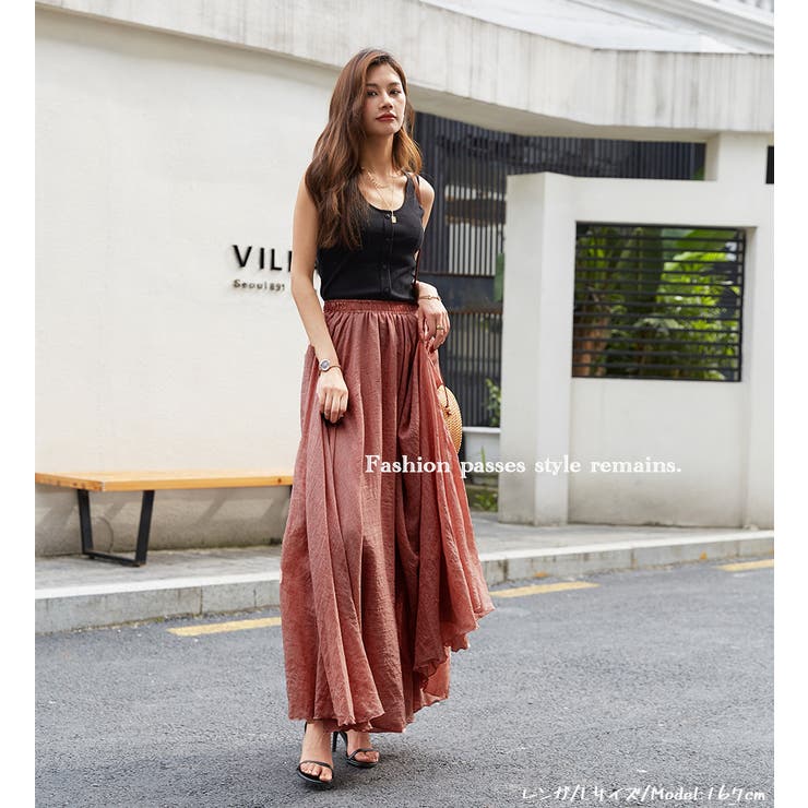 卸し売り購入 【限定セール】 MEMUSE 2019SS ロングスカート スカート