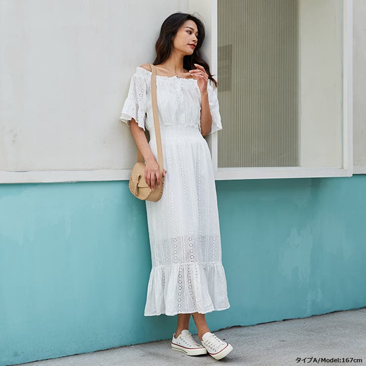 New限定品 Haluhiroine オフショルダースカラップレースワンピース アイボリー 21年春夏再入荷 Www Globaldentalcentre Org