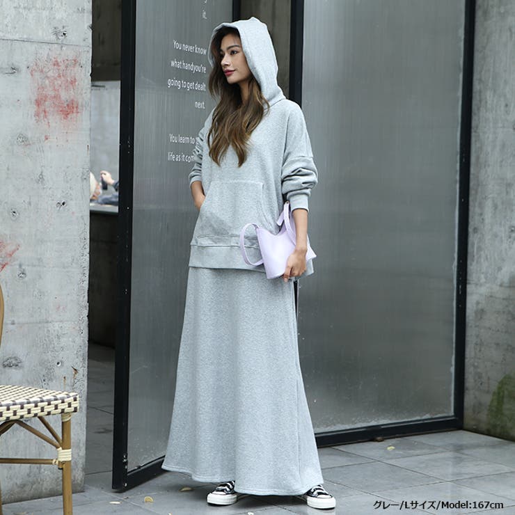 ロングスカート 裏起毛 ロングスカート | HENANA  | 詳細画像8 