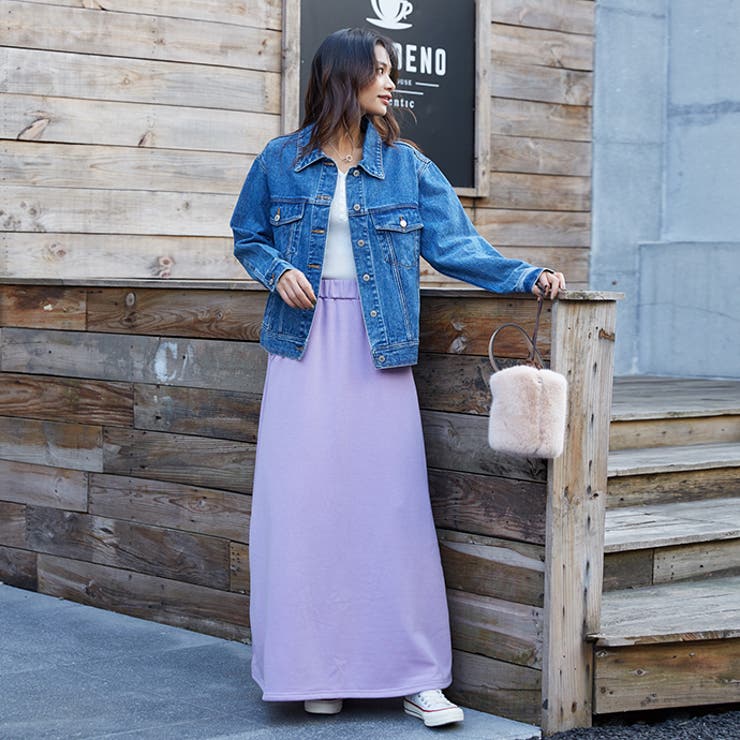 ロングスカート 裏起毛 ロングスカート | HENANA  | 詳細画像12 