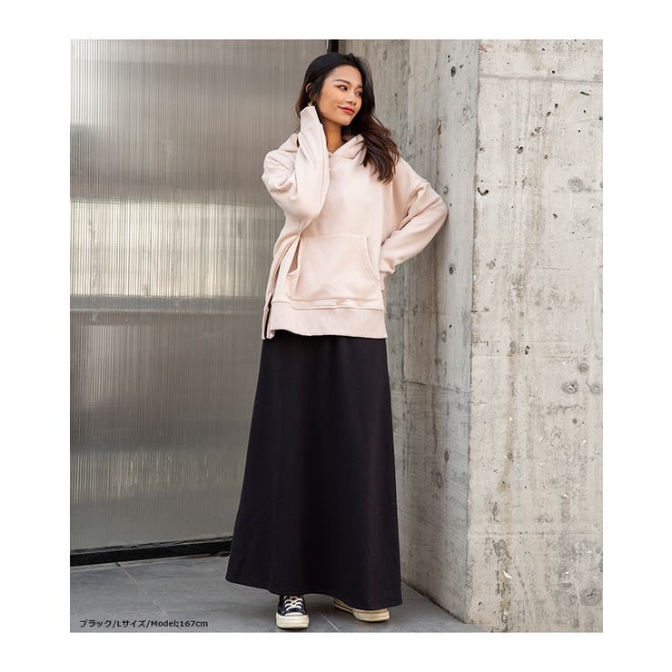 ロングスカート 裏起毛 ロングスカート | HENANA  | 詳細画像36 