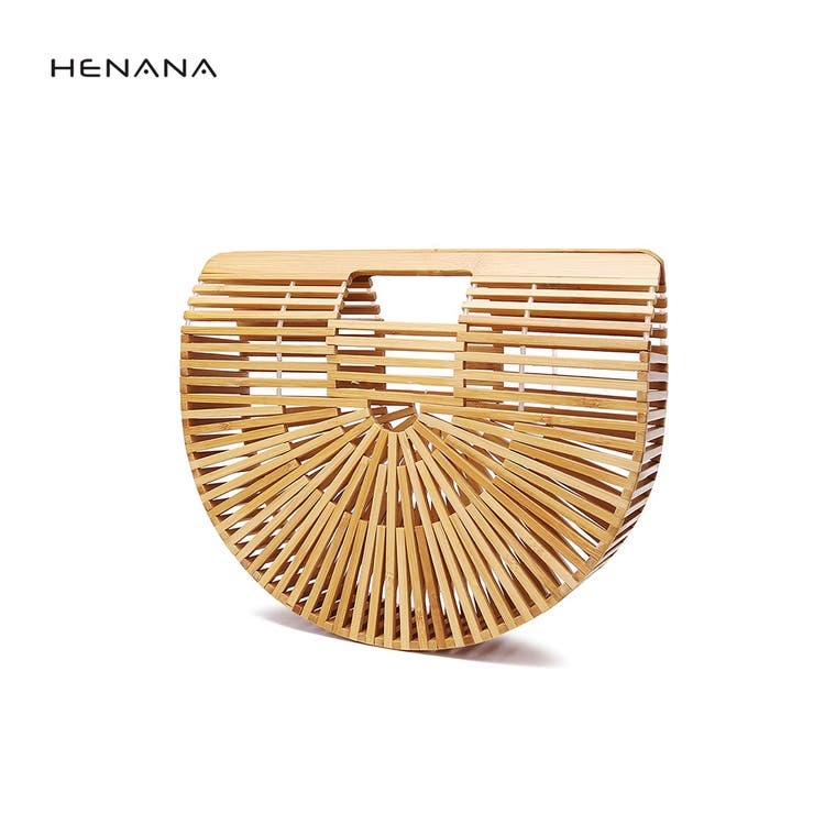 ハーフムーン バンブーバッグ カゴバック | HENANA  | 詳細画像1 