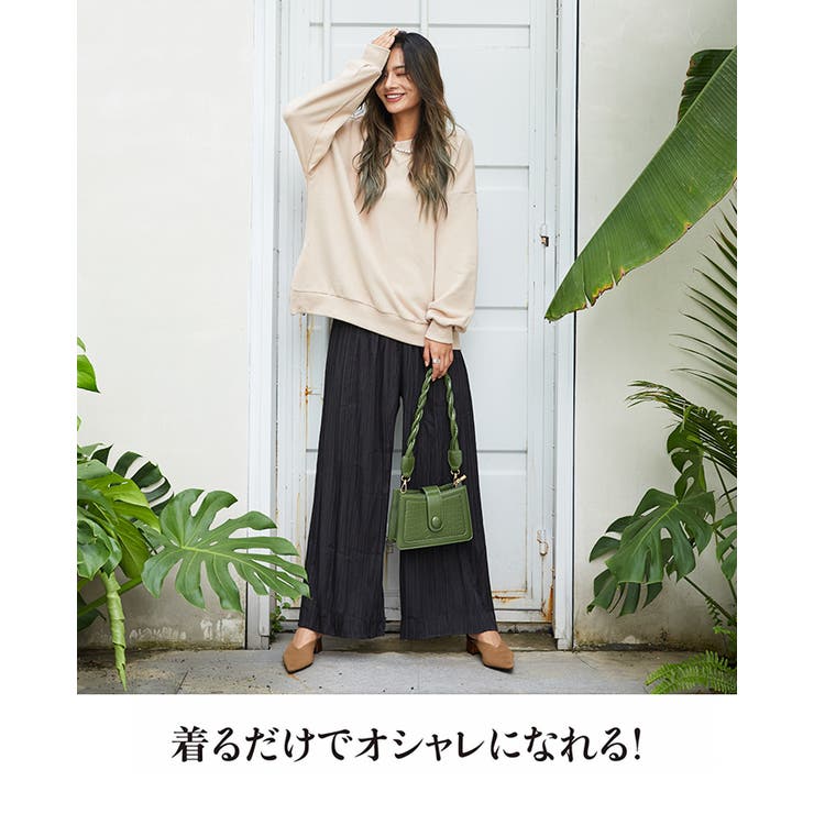 サイドZIP付き裏毛プルオーバー ゆったり プルオーバー | HENANA  | 詳細画像24 