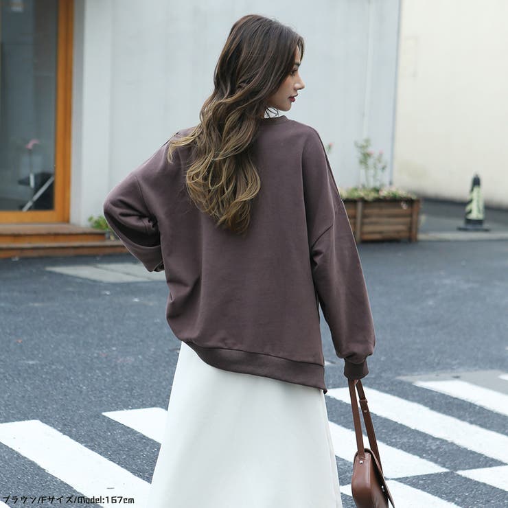 サイドZIP付き裏毛プルオーバー ゆったり プルオーバー | HENANA  | 詳細画像29 