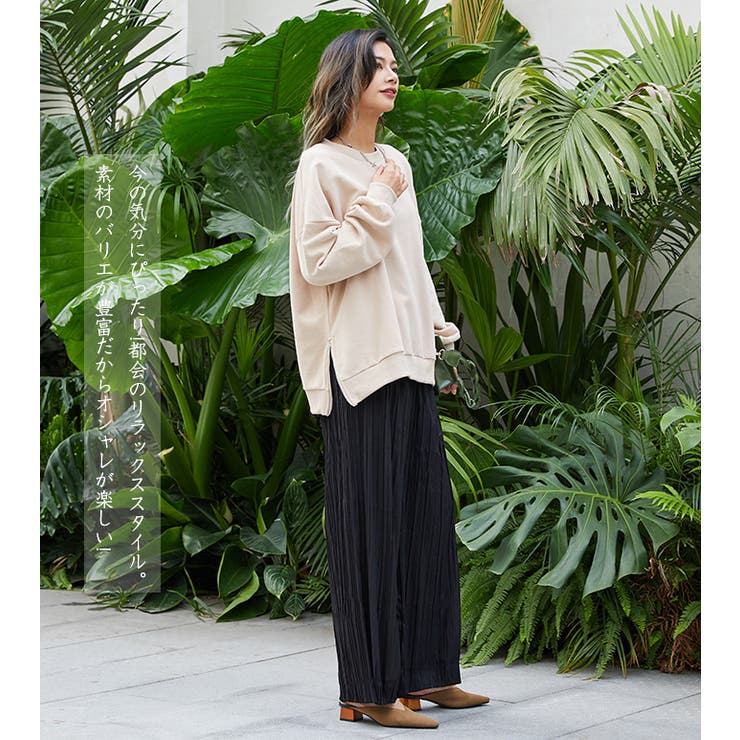 サイドZIP付き裏毛プルオーバー ゆったり プルオーバー | HENANA  | 詳細画像26 