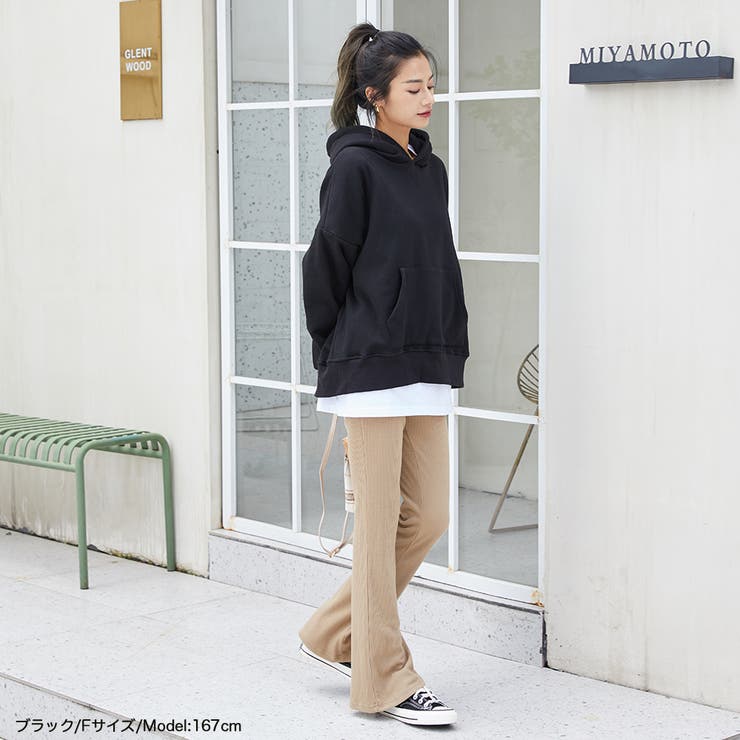 大人のカジュアルリラックススタイルを格上げ 裏毛バックスリットパーカー レディース | HENANA  | 詳細画像20 