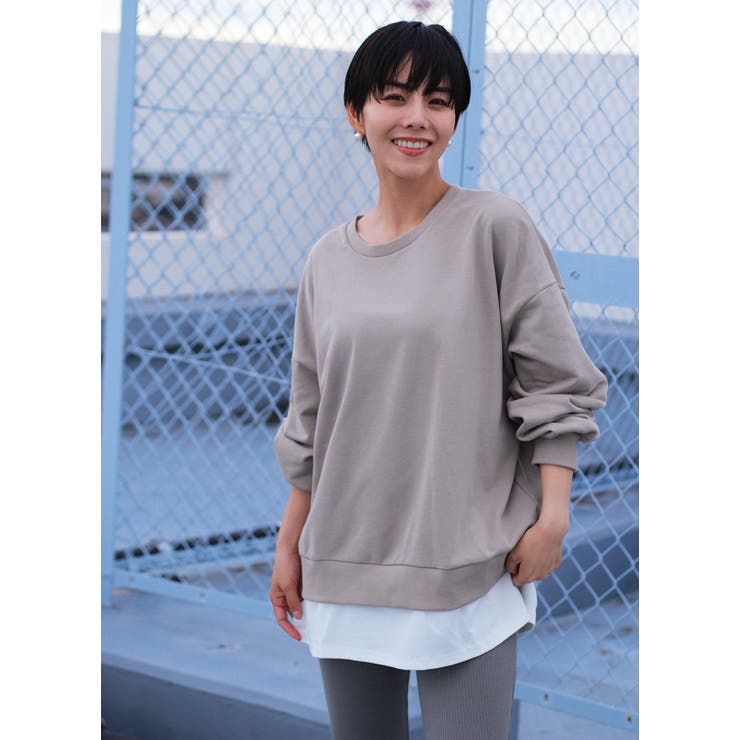 フェイクレイヤードカットソープルオーバー スリット | HENANA  | 詳細画像19 