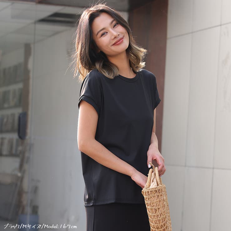 話題の神T 接触冷感Tシャツ リラックスフレンチスリーブT | HENANA  | 詳細画像40 