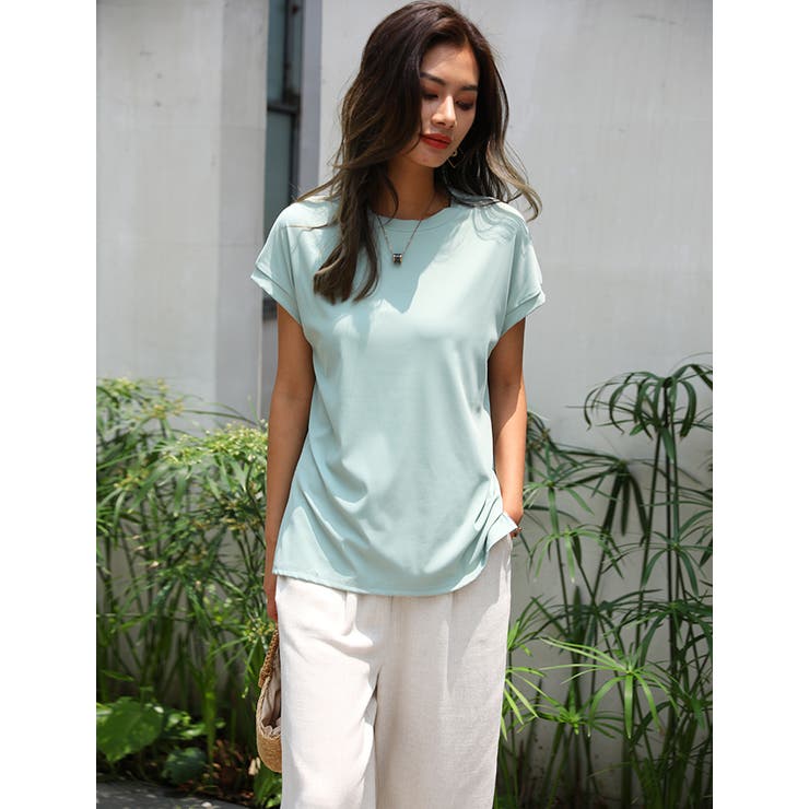 話題の神T 接触冷感Tシャツ スリットTシャツ | HENANA  | 詳細画像34