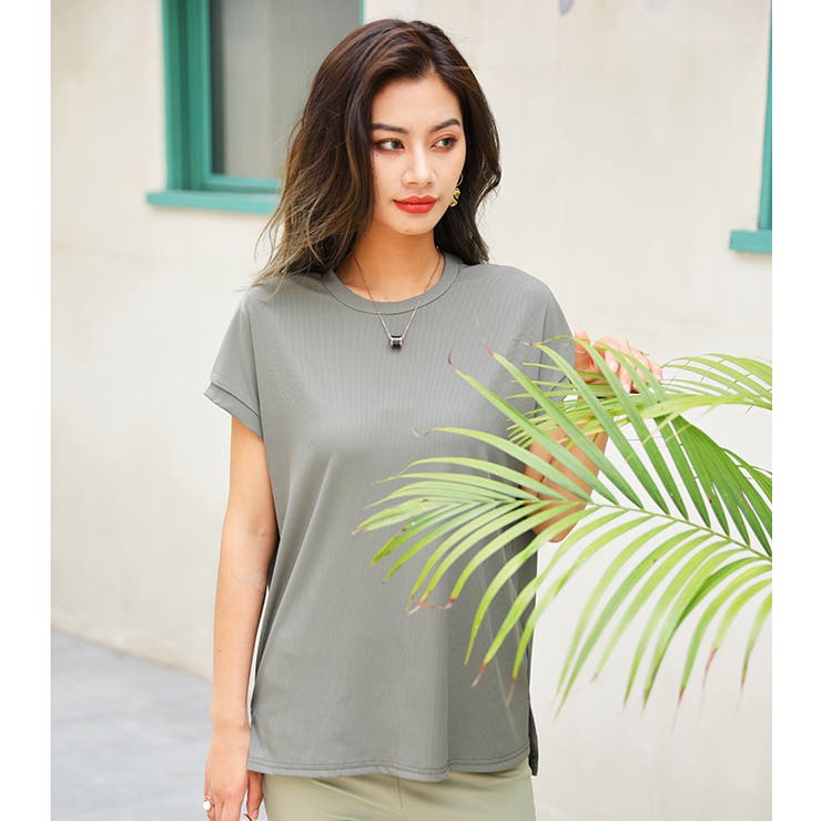 話題の神T 接触冷感Tシャツ スリットTシャツ | HENANA  | 詳細画像24