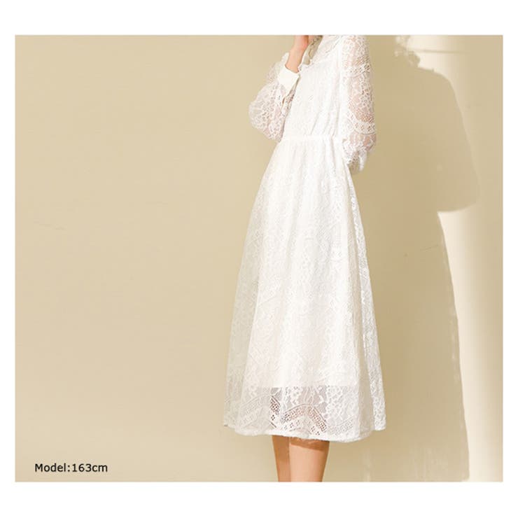 レースワンピース 長袖 ロング丈ワンピース 品番 Ctlw Henana ヘナナ のレディースファッション通販 Shoplist ショップリスト