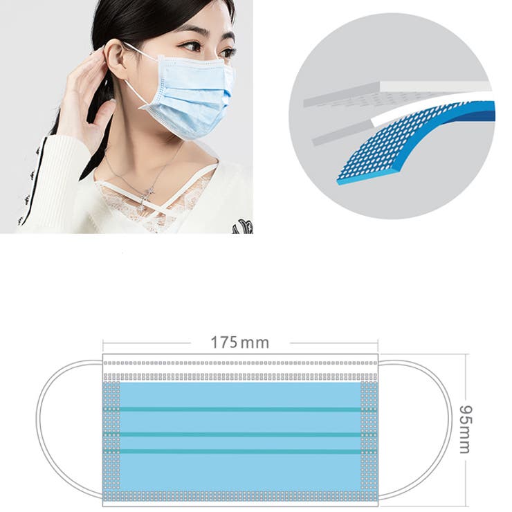 使い捨てマスク 1000枚 不織布マスク | HENANA  | 詳細画像10 