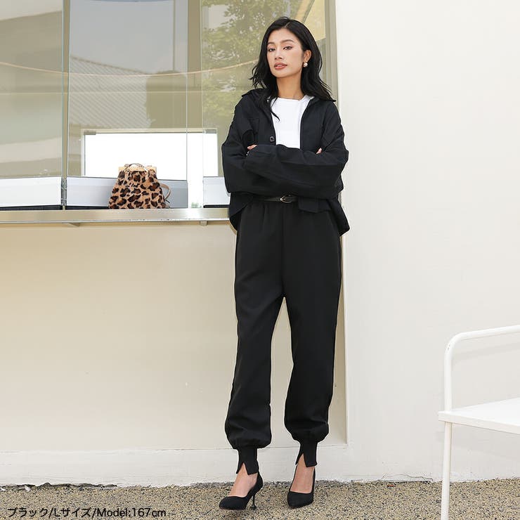 楽天市場】☆＜20%OFFクーポンで1744円＞ 裾リブスリットパンツ