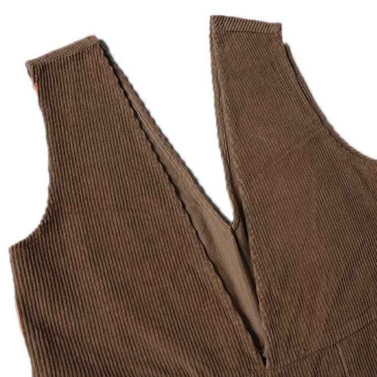 コーデュロイパンツ サロペット Vネック | HENANA  | 詳細画像13 