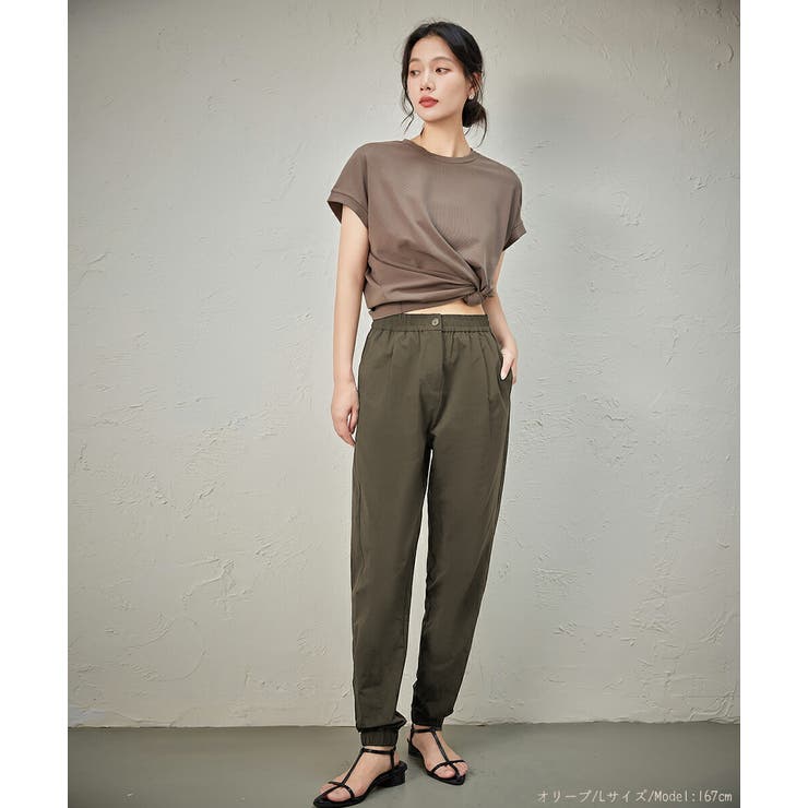 くぅ〜 ♡FENNELテパードパンツ☆ 新品☆定価１７９００円 ☆送料込 ゆるパン ジョグパンツ テーパードパンツ[品番：CTLW0001513