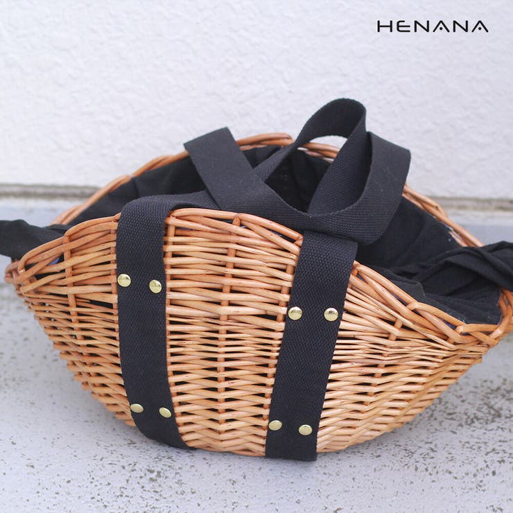 「キャンバス×紅籐 扇型 BLACK」高級感 | HENANA  | 詳細画像1 
