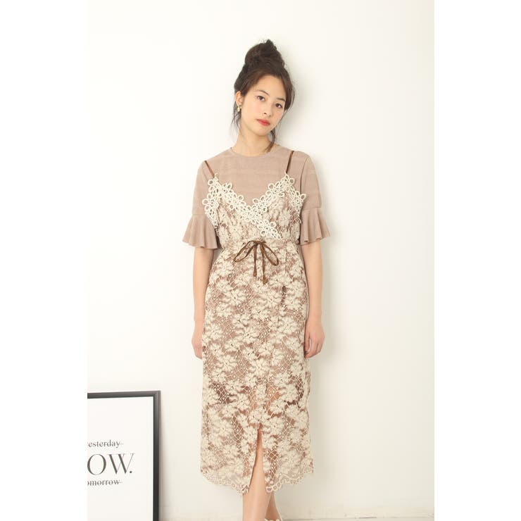 総レース ロング ワンピース 品番 Ctlw Henana ヘナナ のレディースファッション通販 Shoplist ショップリスト
