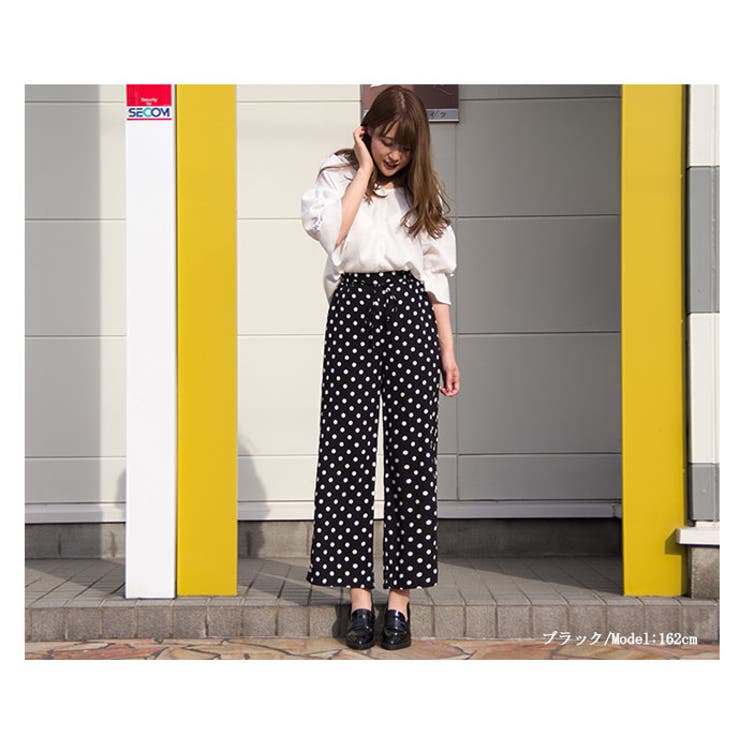 水玉柄 パンツ ウエスト 品番 Ctlw Henana ヘナナ のレディースファッション通販 Shoplist ショップリスト