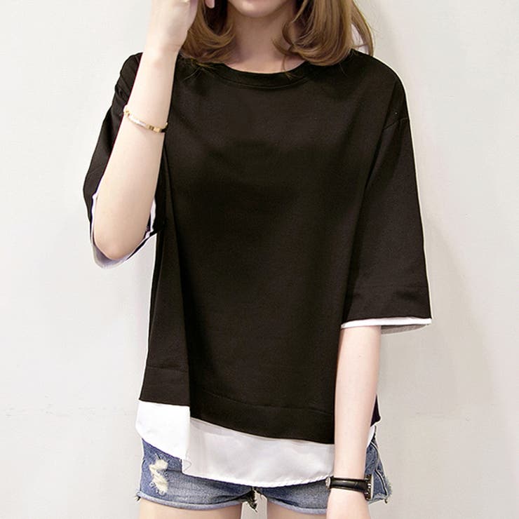 重ね着風 Tシャツ カットソー 品番 Herw Witch ウィッチ のレディースファッション通販 Shoplist ショップリスト