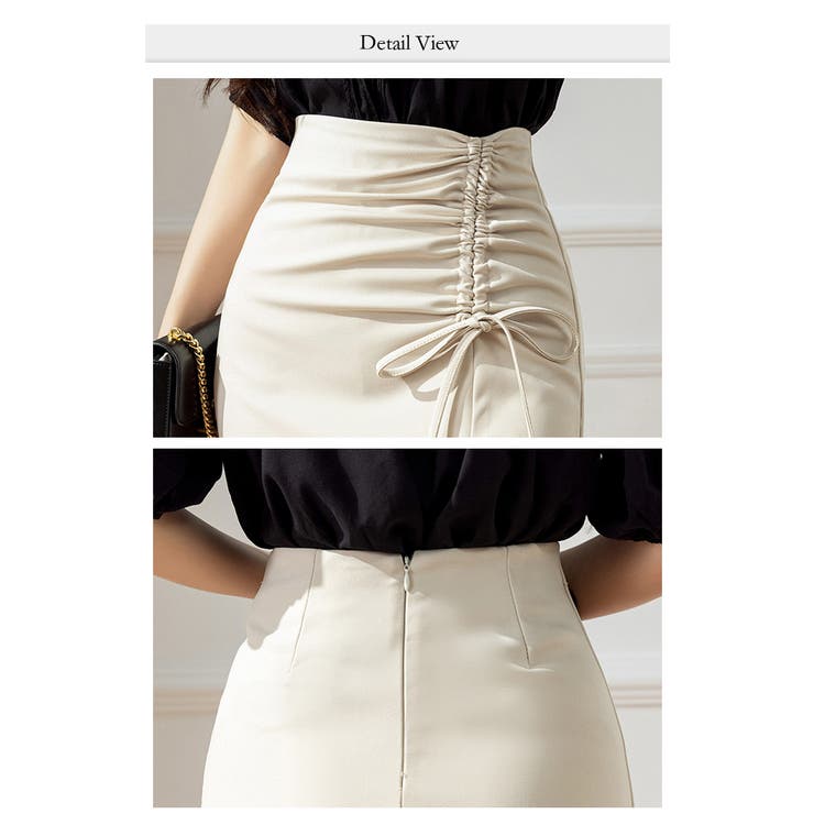 春 夏 新作 ドロスト スリット タイトスカート | WITCH | 詳細画像6 