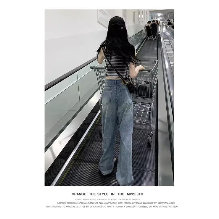 セミワイド クラッシュ デニムパンツ | WITCH | 詳細画像11 