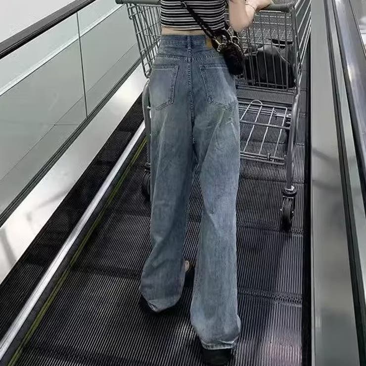 セミワイド クラッシュ デニムパンツ | WITCH | 詳細画像3 