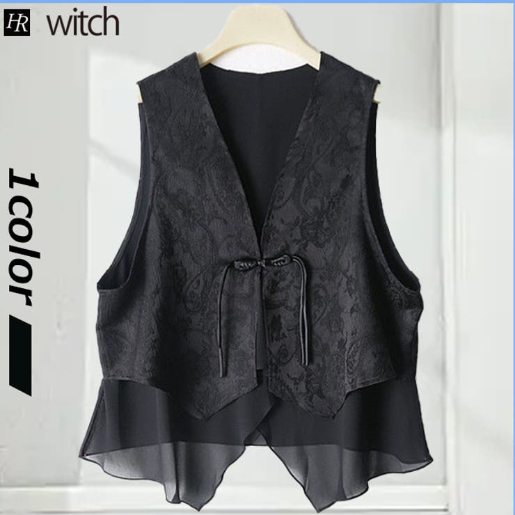 レディース ジレ レースベスト | WITCH | 詳細画像1 