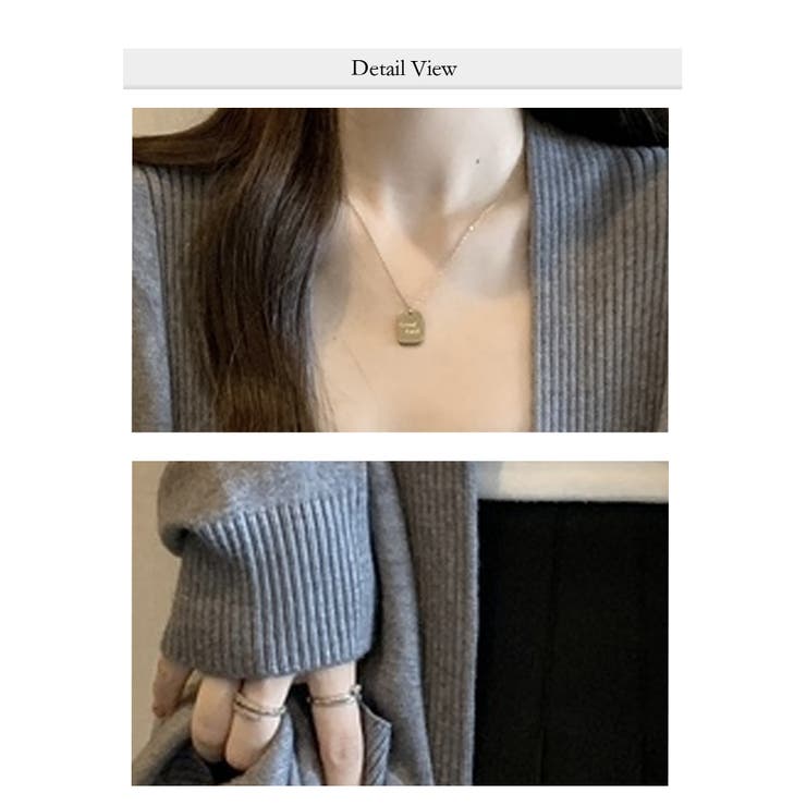 秋 新作 ニット カーディガン セーター 長袖 レディース羽織 | WITCH | 詳細画像5 