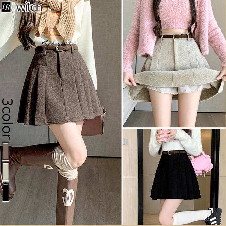 新品tweedy-a ウィスパープリーツスカートパンツミニスカート
