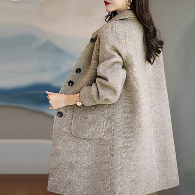 中綿 ステンカラー チェスターコート [品番：HERW0005563]｜WITCH（ウィッチ）のレディースファッション通販｜SHOPLIST（ショップリスト）