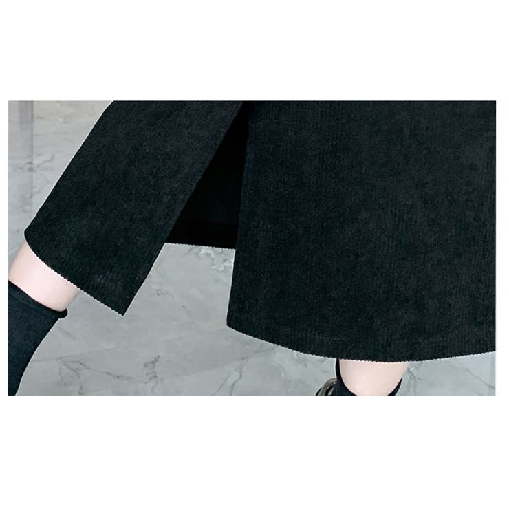 秋 冬 新作 ベルトプレゼント コーデュロイ バックスリット ロングスカート | WITCH | 詳細画像6 