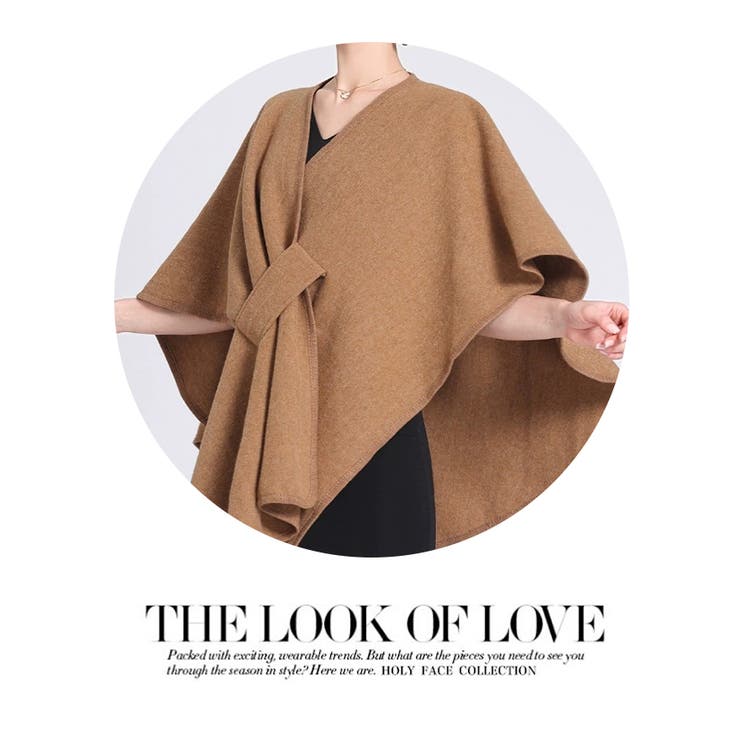 ニットポンチョ ポンチョコート ストール マフラー | WITCH | 詳細画像10 