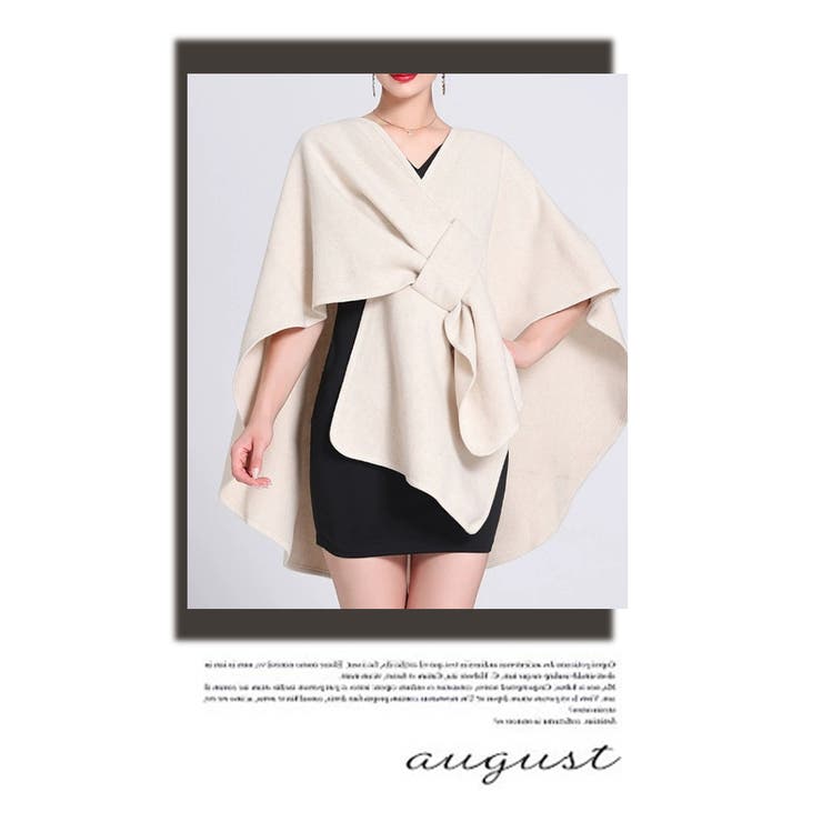 ニットポンチョ ポンチョコート ストール マフラー | WITCH | 詳細画像12 