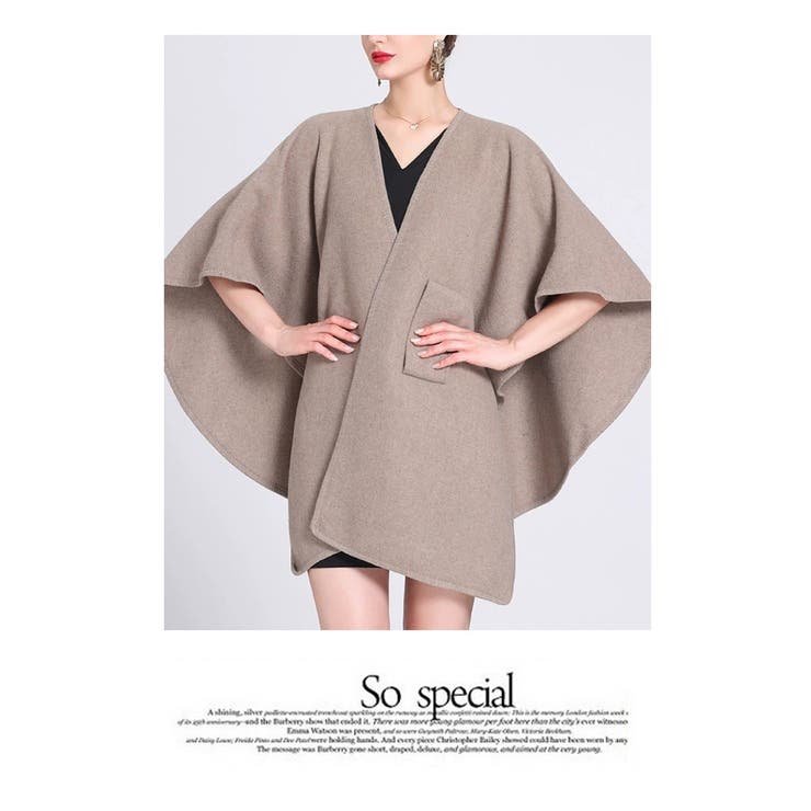 ニットポンチョ ポンチョコート ストール マフラー | WITCH | 詳細画像13 