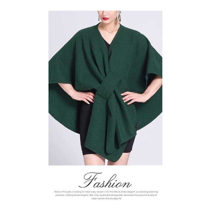 ニットポンチョ ポンチョコート ストール マフラー | WITCH | 詳細画像18 