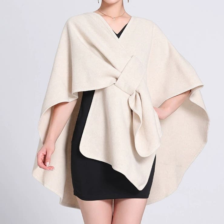 ニットポンチョ ポンチョコート ストール マフラー | WITCH | 詳細画像2 