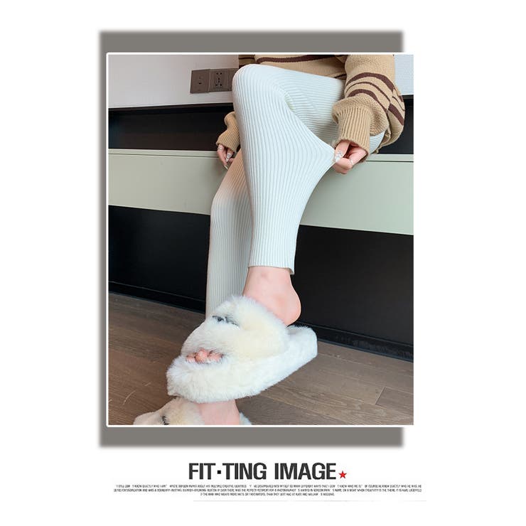 厚手 リブ ニット レギンス | WITCH | 詳細画像12 