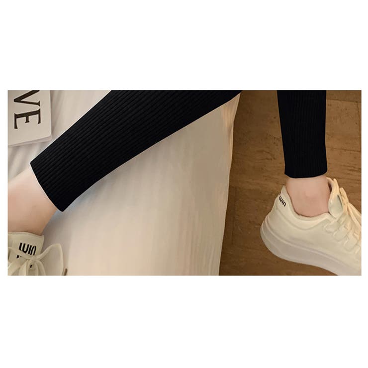 厚手 リブ ニット レギンス | WITCH | 詳細画像6 