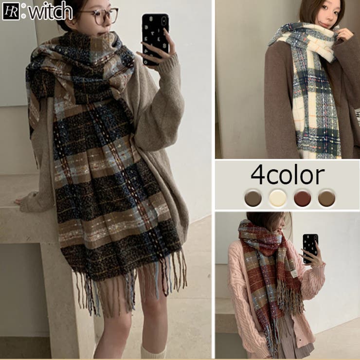 チェックビッグストール | WITCH | 詳細画像1 