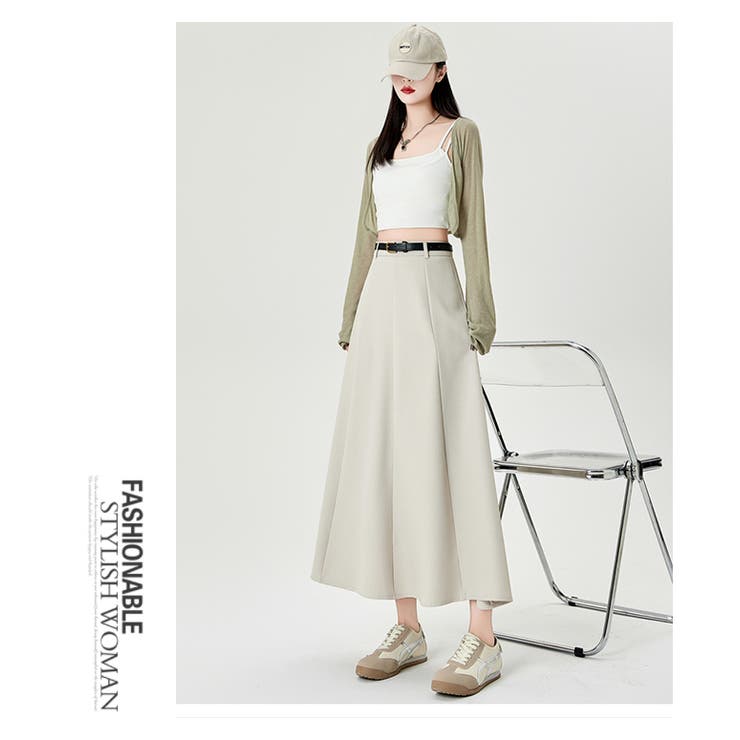 ベルトプレゼント スーツ ロング フレアスカート | WITCH | 詳細画像14 